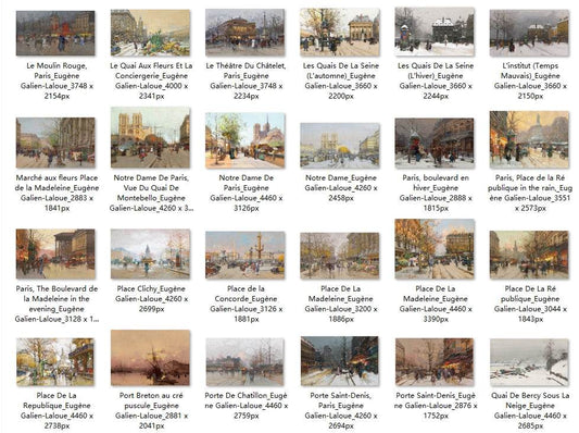 59 Painting Images by Eugène Galien-Laloue (French, 1854–1941) - Gandhanra-ART