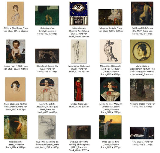58 Painting Images by Franz von Stuck (German, 1863-1928) - Gandhanra-ART