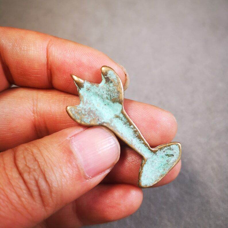 Buddhist Amulet Garuda,Garula,Golden-winged Bird Pendant - Gandhanra-ART
