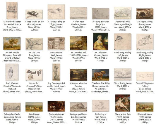 194 Painting Images by James Ward (English, 1769-1859) - Gandhanra-ART