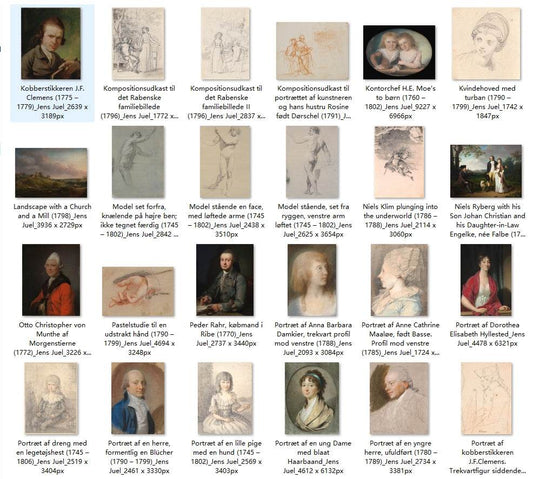 92 Painting Images by Jens Juel (Danish, 1745-1802) - Gandhanra-ART