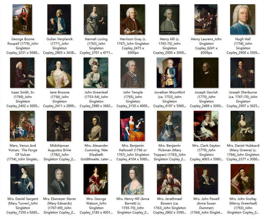 88 Painting Images by John Singleton Copley (American, 1738-1815) - Gandhanra-ART