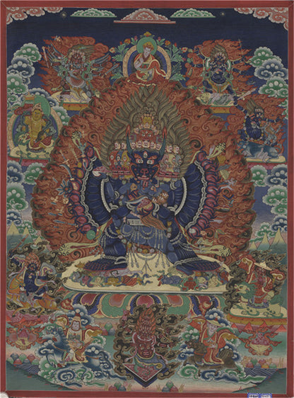 Yamantaka \ Vajrabhairava Image Gandhanra-ART