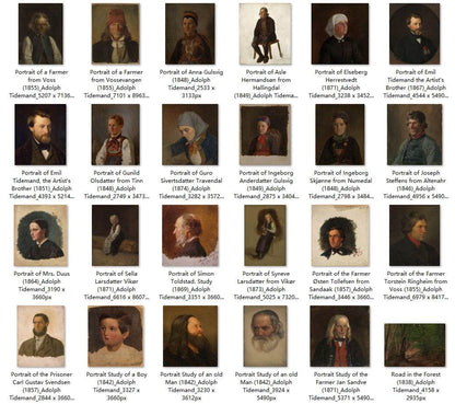 95 Painting Images by Adolph Tidemand (Norwegian, 1814-1876) - Gandhanra-ART