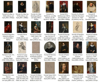 132 Painting Images by Anthony van Dyck (Flemish, 1599-1641) - Gandhanra-ART