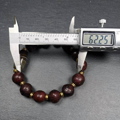 Wrist Mala, Bodhi Seed Beads Bracelet - Gandhanra-ART