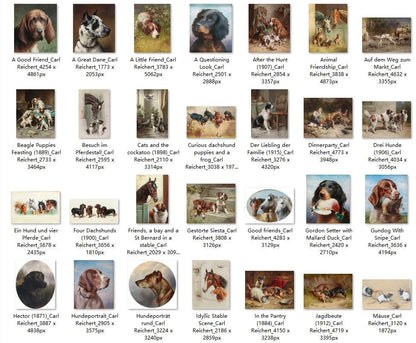 51 Painting Images by Carl Reichert (Austrian, 1836-1918) - Gandhanra-ART