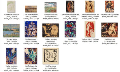 63 Painting Images by Christian Rohlfs (German, 1849-1938) - Gandhanra-ART