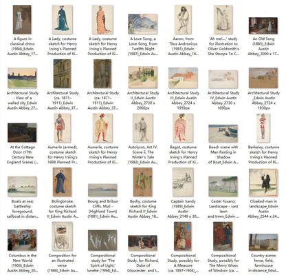 298 Painting Images by Edwin Austin Abbey (American, 1852 - 1911) - Gandhanra-ART