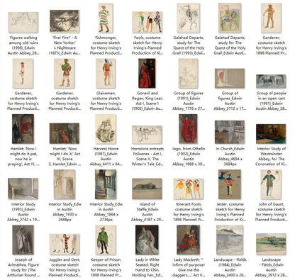 298 Painting Images by Edwin Austin Abbey (American, 1852 - 1911) - Gandhanra-ART