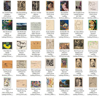 337 Painting Images by Ernst Ludwig Kirchner (German, 1880-1938) - Gandhanra-ART