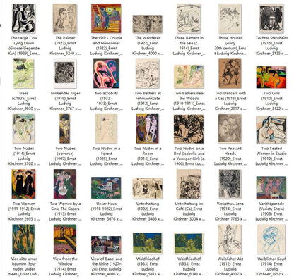 337 Painting Images by Ernst Ludwig Kirchner (German, 1880-1938) - Gandhanra-ART