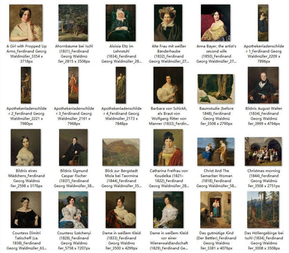 120 Painting Images by Ferdinand Georg Waldmüller (Austrian, 1793-1865) - Gandhanra-ART