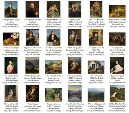120 Painting Images by Ferdinand Georg Waldmüller (Austrian, 1793-1865) - Gandhanra-ART