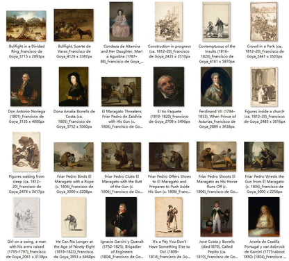 114 Painting Images by Francisco de Goya (Spanish, 1746 - 1828) - Gandhanra-ART