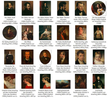 114 Painting Images by Friedrich von Amerling (Austrian, 1803 - 1887) - Gandhanra-ART