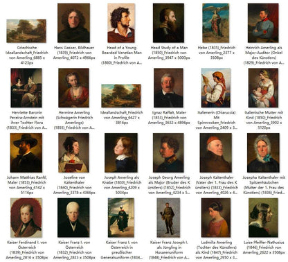 114 Painting Images by Friedrich von Amerling (Austrian, 1803 - 1887) - Gandhanra-ART