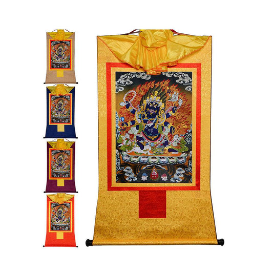 ནག་པོ་ཆེན་པོ། Six Armed Mahakala - Gandhanra-ART