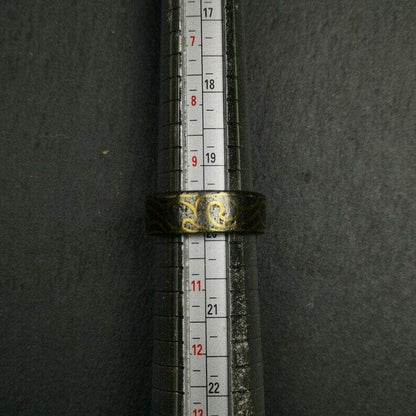 Tibetan Ring | Adjustable US Size 10 - Gandhanra-ART