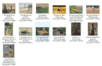 85 Painting Images by Georges Seurat (French, 1859-1891) - Gandhanra-ART