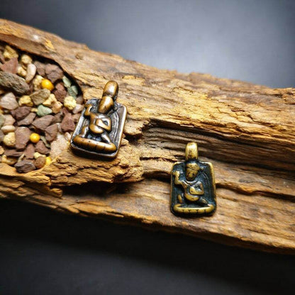 Mala Amulet Pendant,Vajrapani Mantra Dot Prayer Beads Accessories - Gandhanra-ART