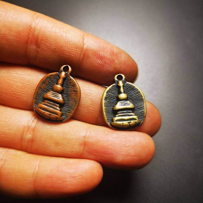 Mala Amulet,Stupa Pendant - Gandhanra-ART