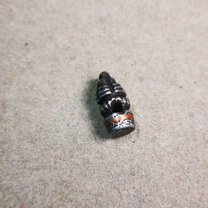 Amulet,Stupa Bead Pendant for Mala,Bag Hanging,Prayer Bead,0.6" × 0.3" Gandhanra-ART