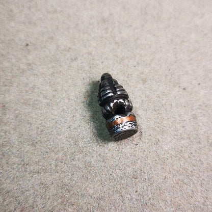 Amulet,Stupa Bead Pendant for Mala,Bag Hanging,Prayer Bead,0.6" × 0.3" Gandhanra-ART