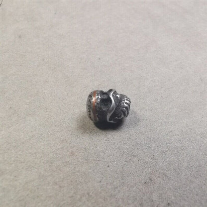 Mala Spacer Bead,Skull Citipati Marker Bead 0.43"×0.4" Gandhanra-ART