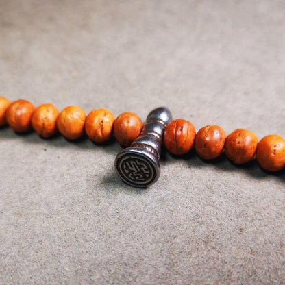 Amulet,Stupa Stamp Pendant for Mala,Bag Hanging,Prayer Bead,1.0" × 0.3" Gandhanra-ART