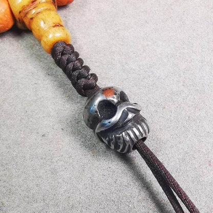 Amulet,Skull Citipati Pendant,Spacer for Mala,Bag Hanging,Prayer Bead - Gandhanra-ART
