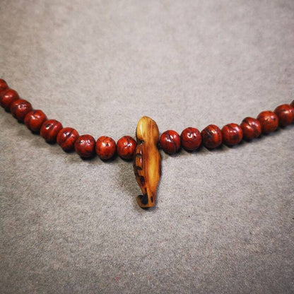 Yak Bone Carved Mala Spacer Bead,1.22"×0.43" Gandhanra-ART