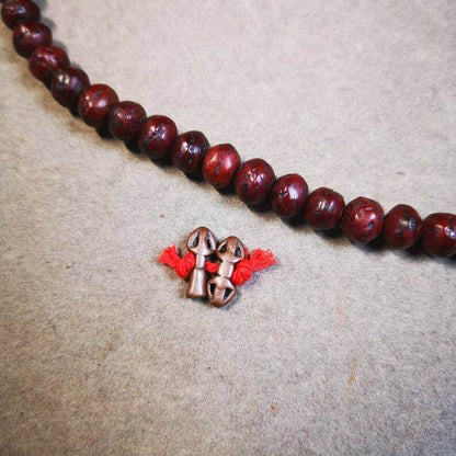 Amulet Pendant,Mini Vajra and Dorje Bell, Mala Accessories - Gandhanra-ART