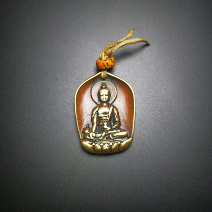 Buddhist Protective Pendant,Shakyamuni Gautama Amulet - Gandhanra-ART