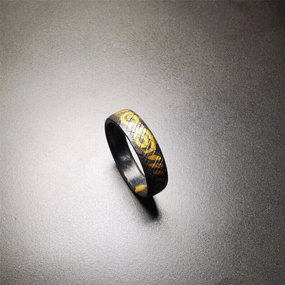Handcrafted Tibetan Ring 2.71" Gandhanra-ART