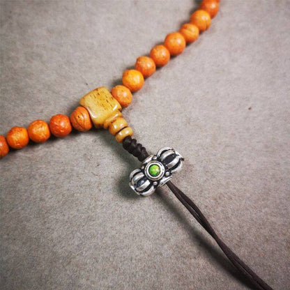 Amulet,Vajra Pendant for Mala,Bag Hanging,0.75"× 0.4" Gandhanra-ART