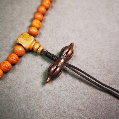 Amulet,Vajra Pendant for Mala,Bag Hanging,1.46"× 0.4" Gandhanra-ART