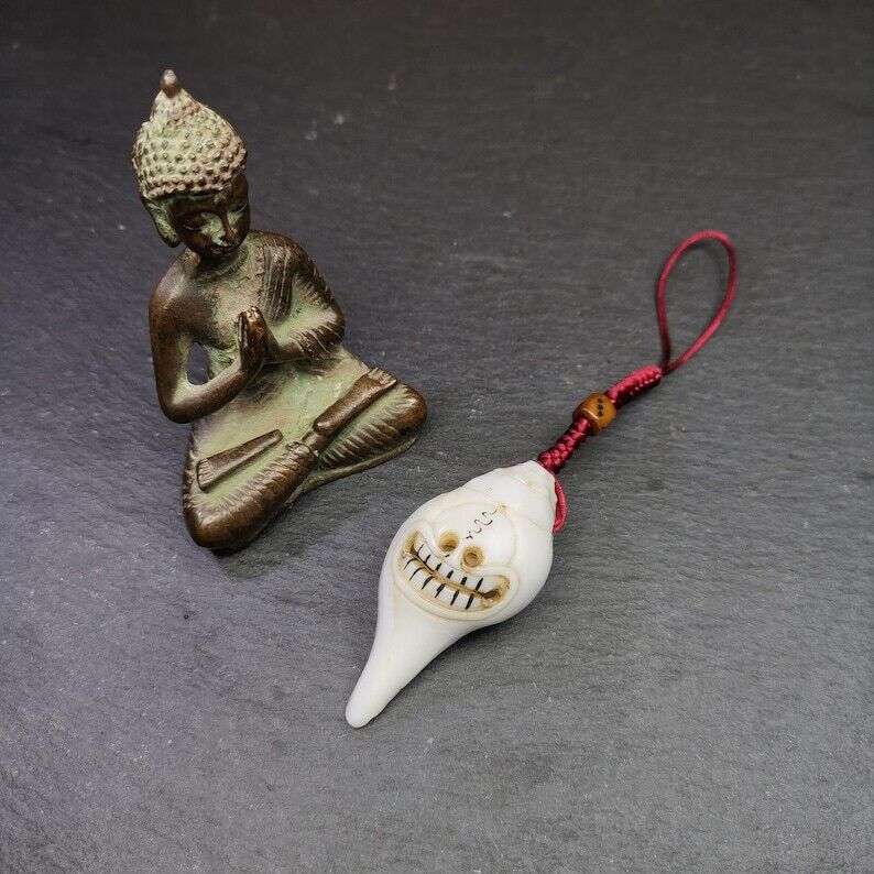 White Conch Shankha 2.36"×1.18" Gandhanra-ART
