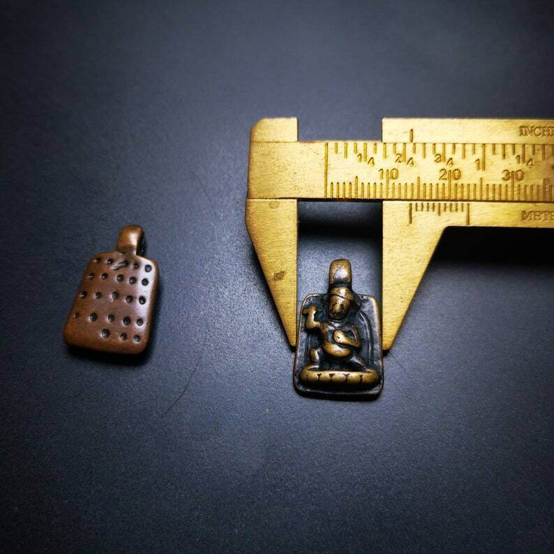 Mala Amulet Pendant,Vajrapani Mantra Dot Prayer Beads Accessories - Gandhanra-ART
