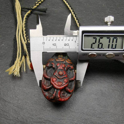 Old Tibetan Tsa Tsa Amulet, Scorpion Guru of Padmasambhava,Scorpion Terma Amulet - Gandhanra-ART