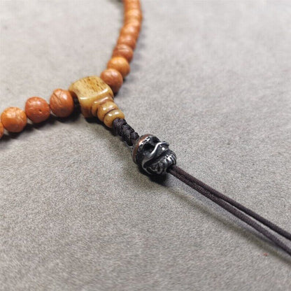 Mala Spacer Bead,Skull Citipati Marker Bead 0.43"×0.4" Gandhanra-ART
