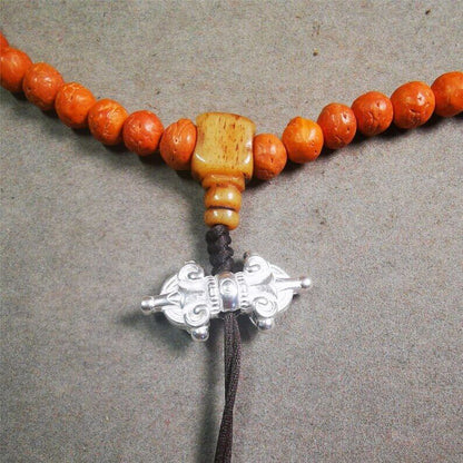 Amulet,Vajra Pendant for Mala,Bag Hanging,1.18"×0.63" Gandhanra-ART