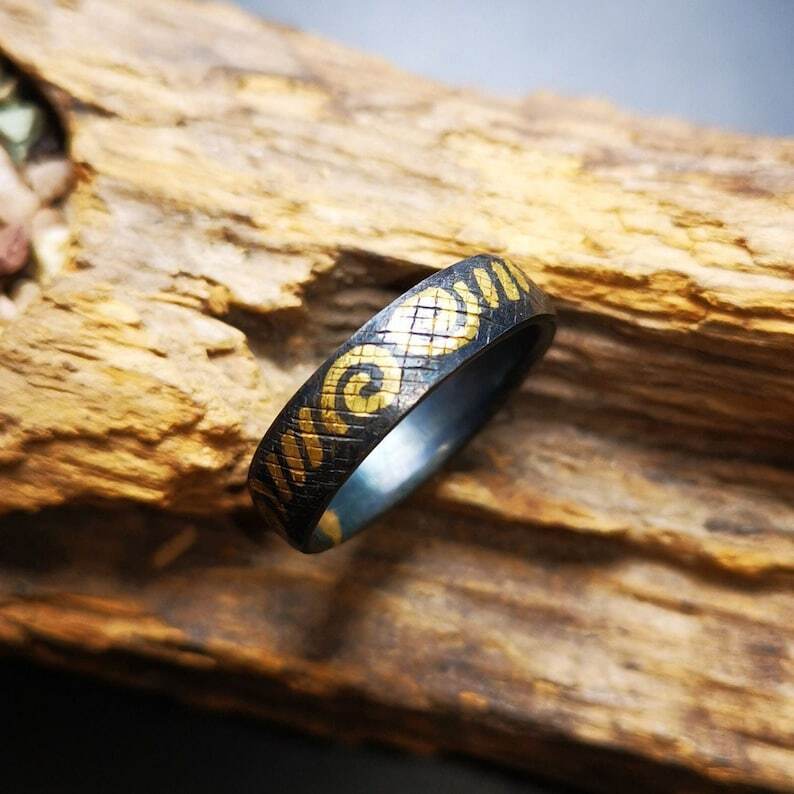 Handcrafted Tibetan Ring 2.71" Gandhanra-ART