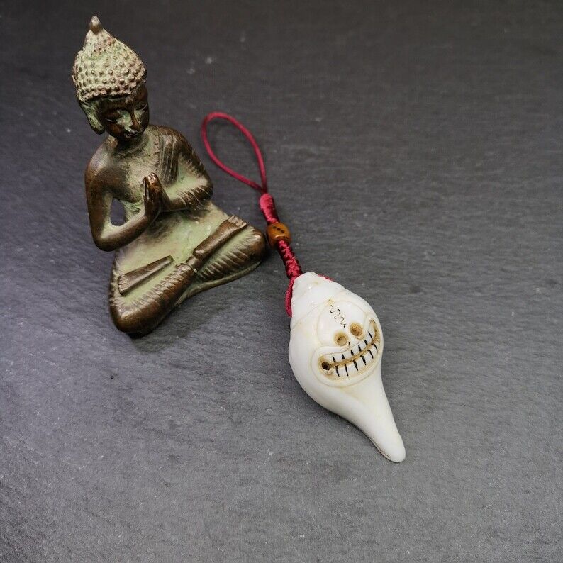 White Conch Shankha 2.36"×1.18" Gandhanra-ART