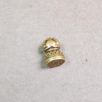 Amulet,Stupa Bead Pendant for Mala,Bag Hanging,Prayer Bead,0.5" × 0.35" Gandhanra-ART