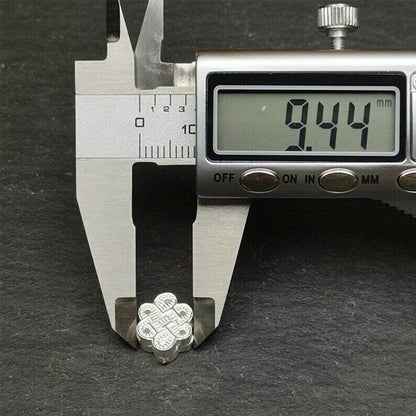 Mala Bead Pendant,Sterling Silver Lucky Knot Bead,Endless Knot - Gandhanra-ART