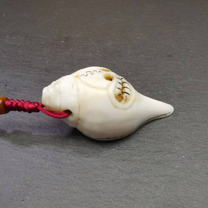White Conch Shankha 2.36"×1.18" Gandhanra-ART