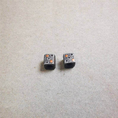 Mala Spacer Bead,Cold Iron Dice Marker Beads for Prayer Beads Necklace - Gandhanra-ART