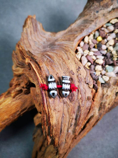 Amulet Pendant,Mini Vajra and Dorje Bell, Mala Accessories - Gandhanra-ART
