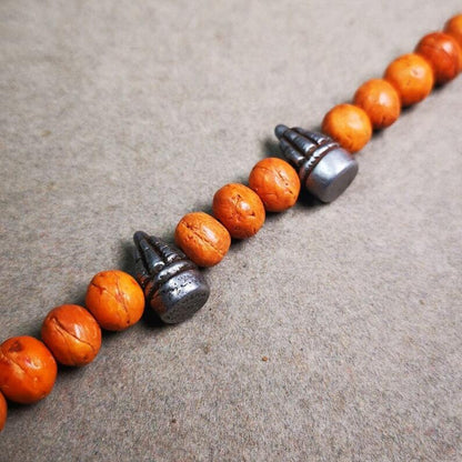 Amulet,Stupa Bead Pendant for Mala,Bag Hanging,Prayer Bead,0.6" × 0.3" Gandhanra-ART